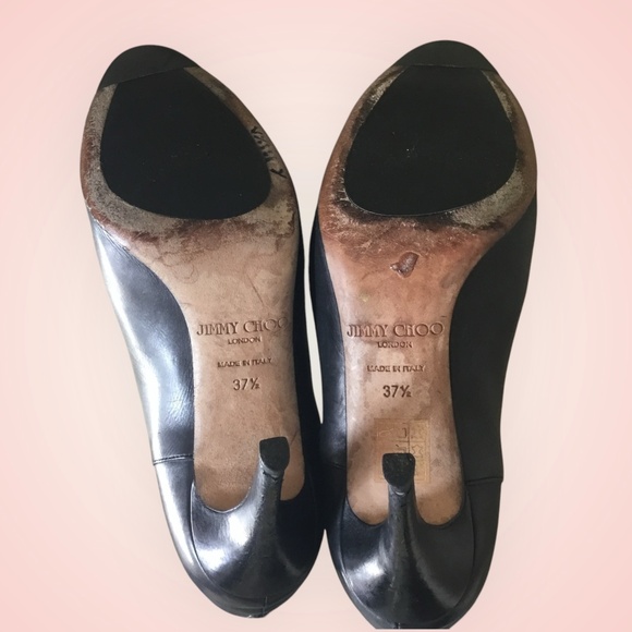 Jimmy Choo Black Leather Classic Boot - Picture 12 of 16